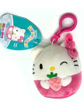 Hello Kitty x Squishmallows Plush Toy 3.5" Bag Clip Best Of Sanrio Squad
